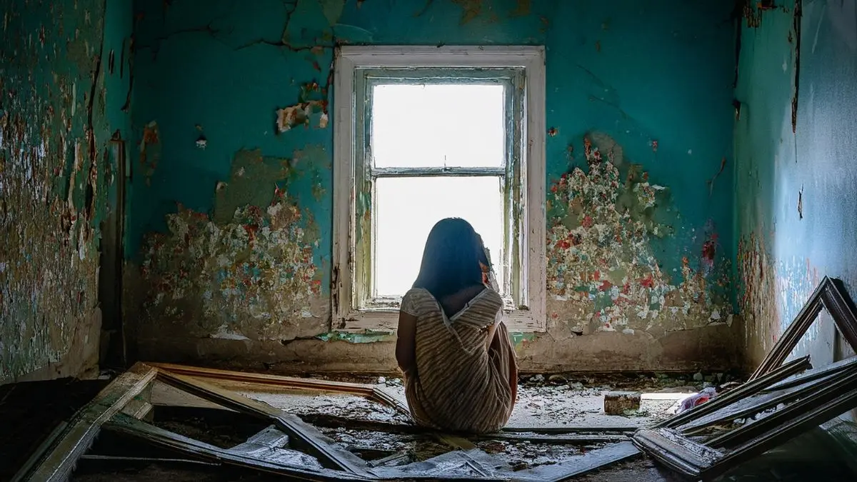 The last human on earth sat alone in a room.